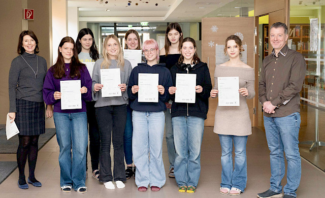 Cambridge Certificate - Schuljahr 2023/2024