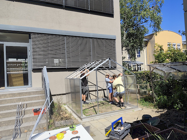 Gartln fürs Klima - Glashaus für den Schulgarten