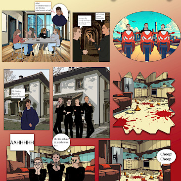 - Iris Schürz (4C): Comic