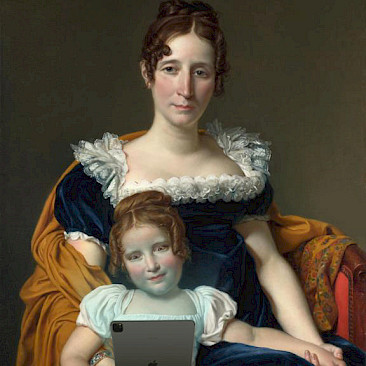 - Laura Schickmair (6B): Neuinterpretation eines Kunstwerkes