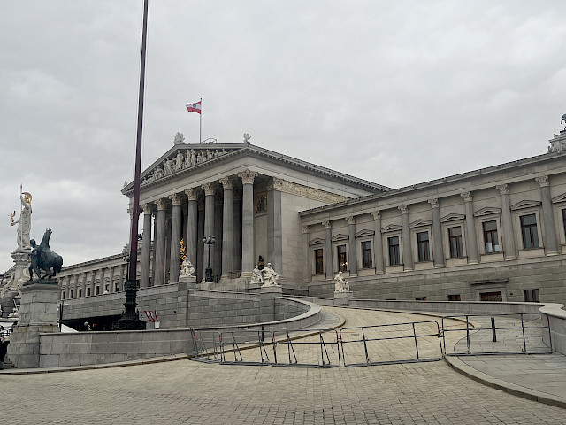 Besuch im Parlament - Vernetzungstreffen