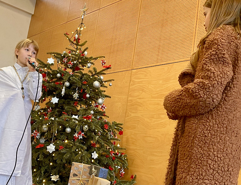 Scrooge und der Geist