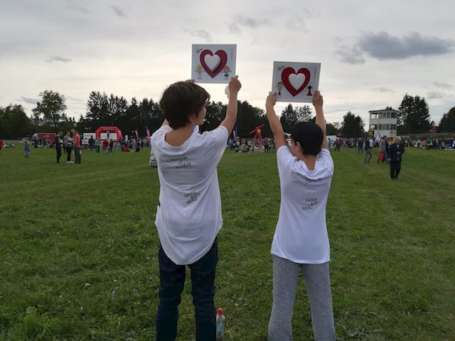 Hand aufs Herz - Projekt der 4NA Klasse