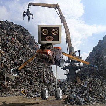 - Justin Öllinger: Recyclingroboter (3D)