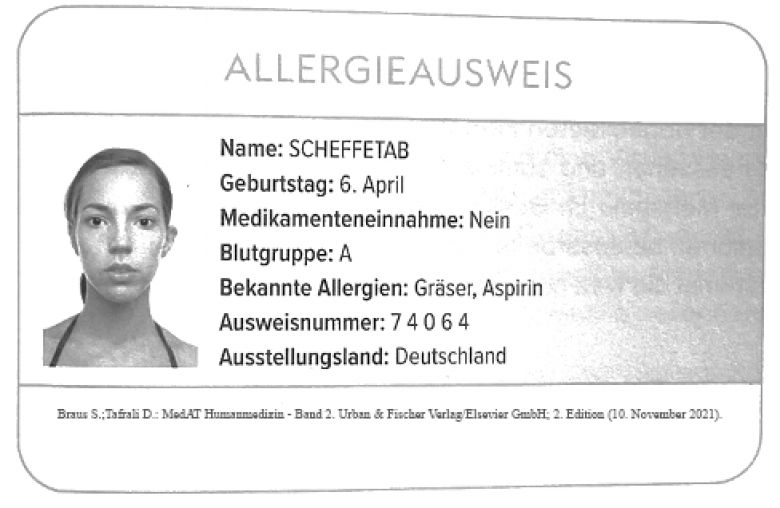 Allergieausweis